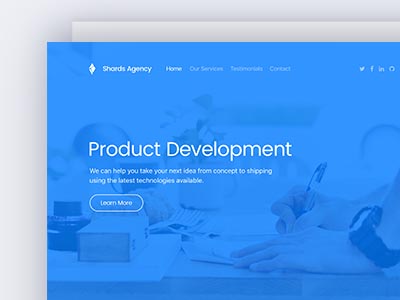 Shards Agency - Demo Landing Page